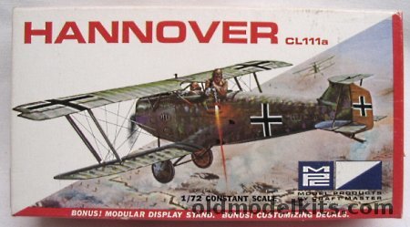 MPC 1/72 Hannover CL-111 -  (CL111) - (Airfix Molds), 5002-50 plastic model kit